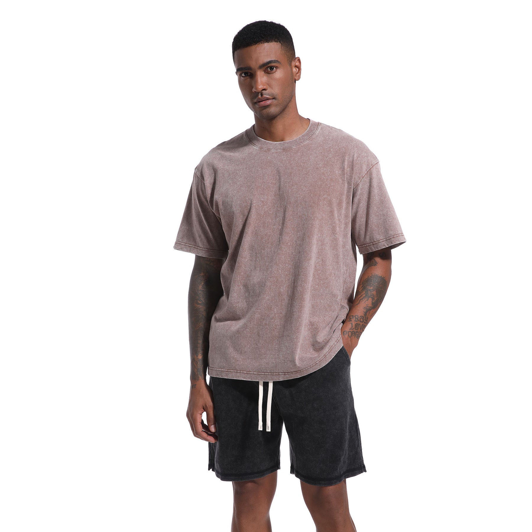 The Wardrobe 6-Pack – 230GSM Heavy Loose Fit Washed T-Shirt