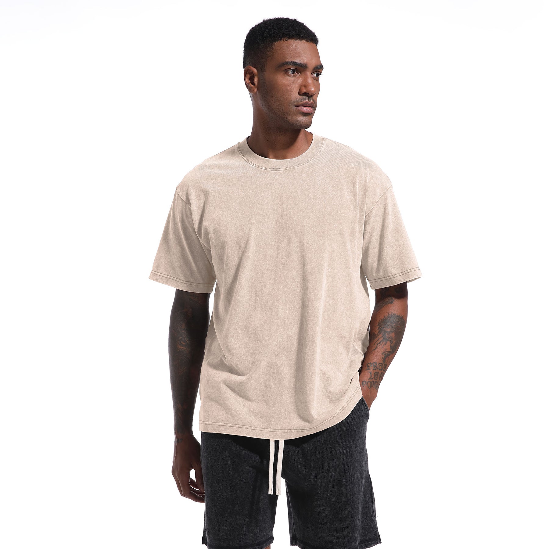 The Wardrobe 6-Pack – 230GSM Heavy Loose Fit Washed T-Shirt