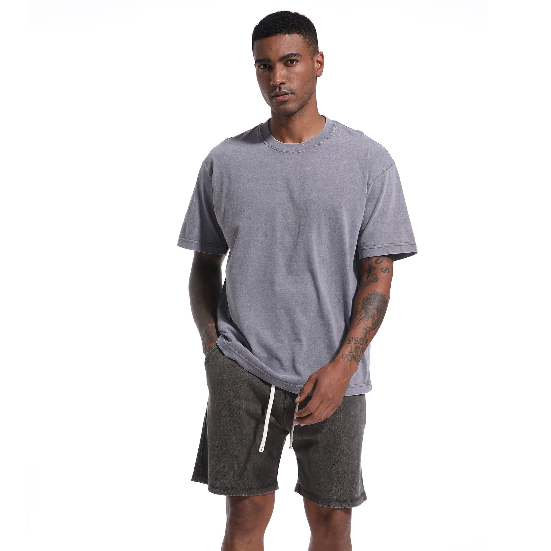 The Wardrobe 6-Pack – 230GSM Heavy Loose Fit Washed T-Shirt