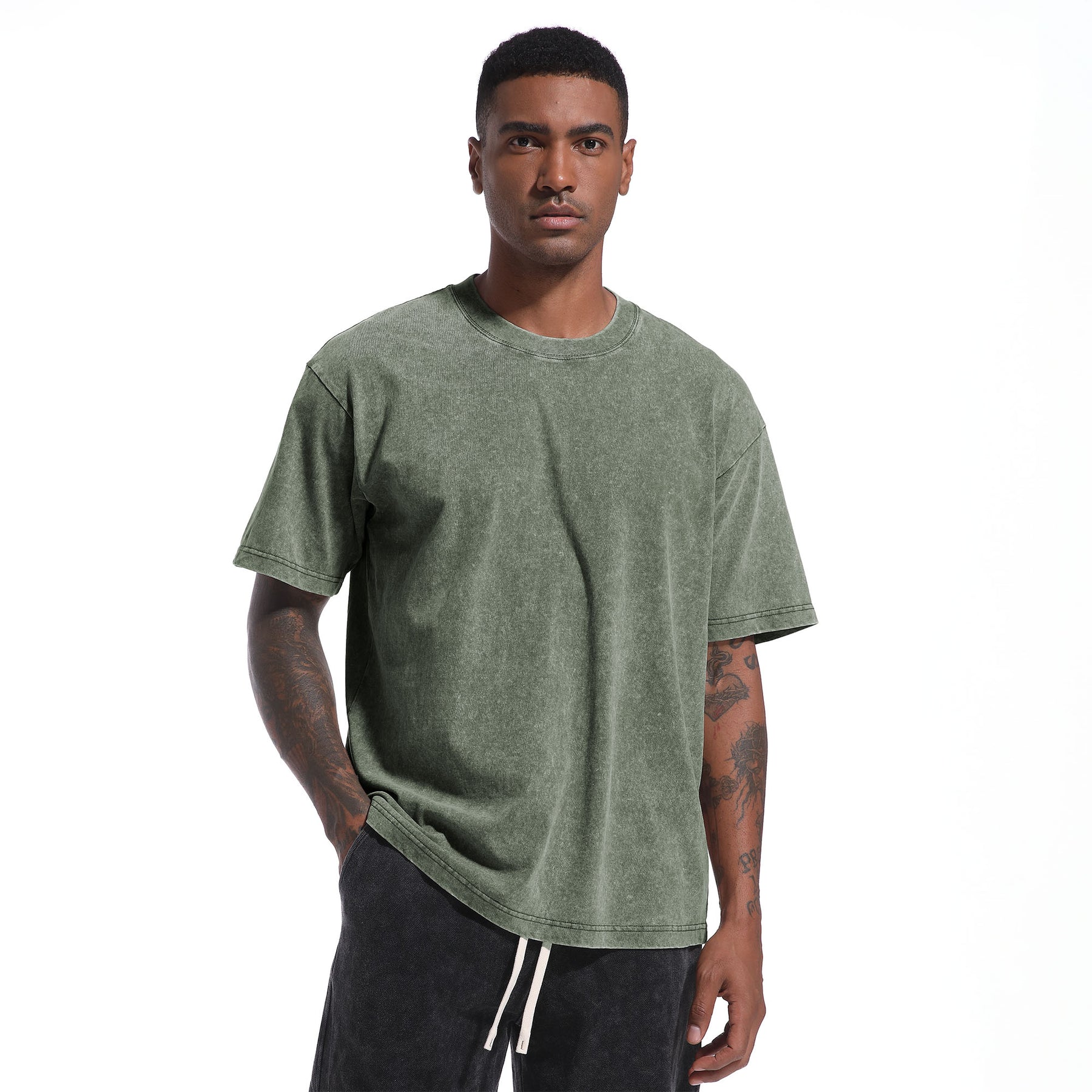 The Wardrobe 6-Pack – 230GSM Heavy Loose Fit Washed T-Shirt