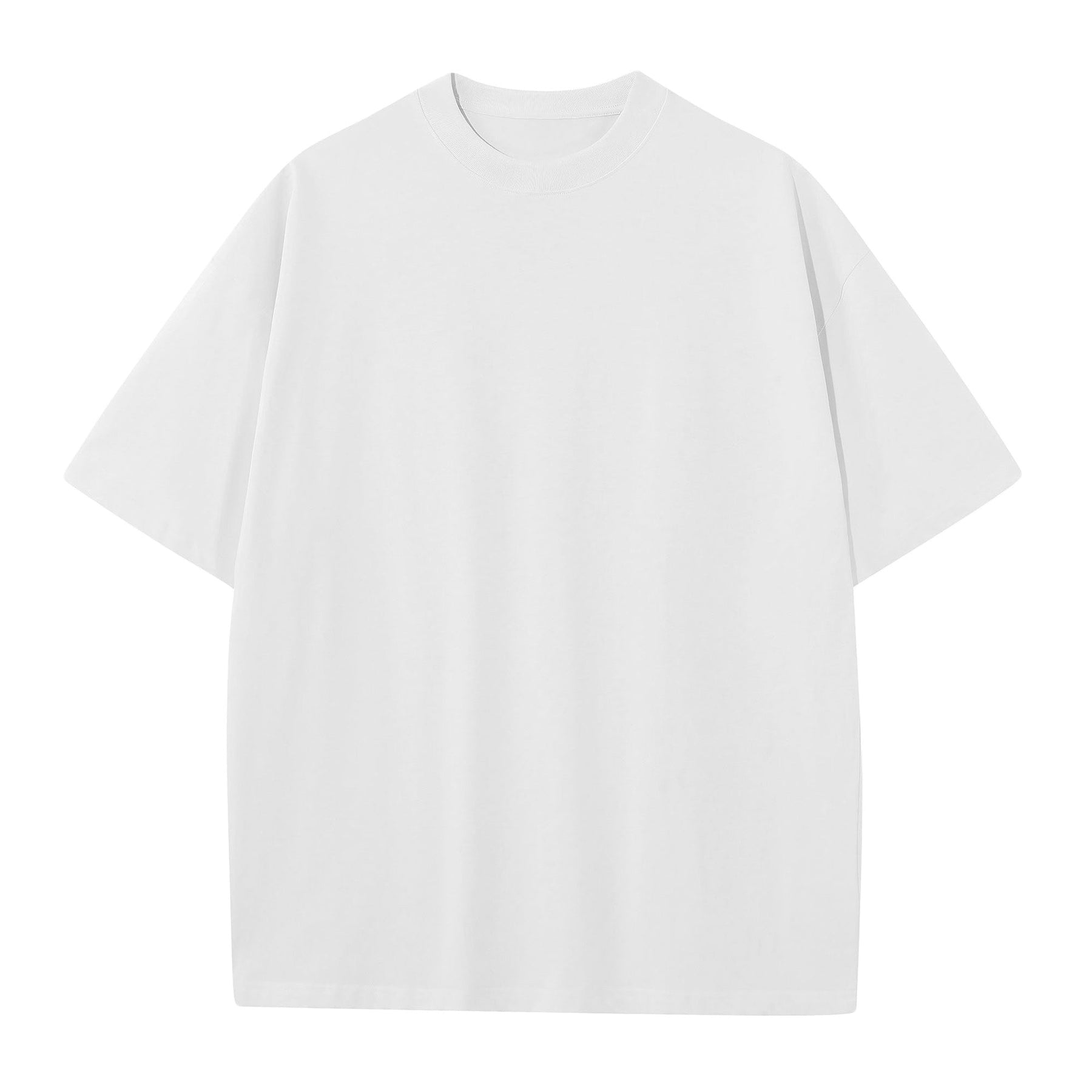 All White 6-Pack - 275GSM Heavy Loose Fit T-Shirt